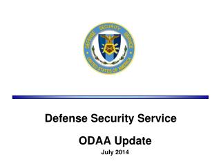 ODAA Update July 2014