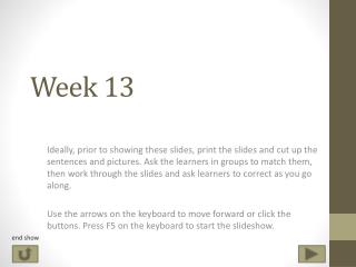Week 13