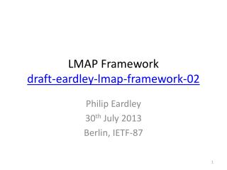 LMAP Framework draft-eardley-lmap-framework-02