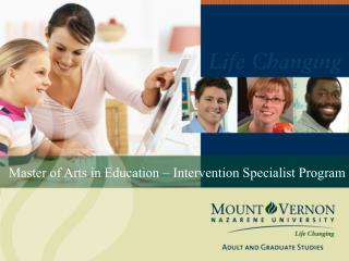 Master of Arts in Education – Intervention Specialist Program