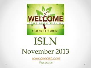 ISLN November 2013