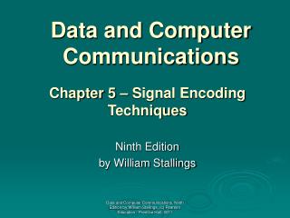 Data and Computer Communications