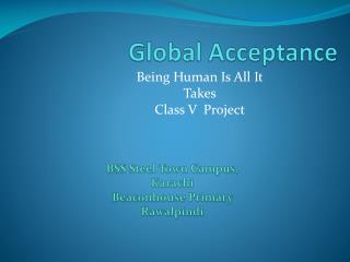 Global Acceptance