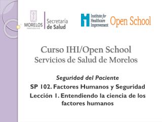 Curso IHI/Open School Servicios de Salud de Morelos