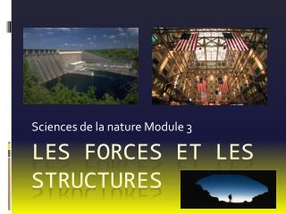 LES FORCES ET LES STRUCTURES