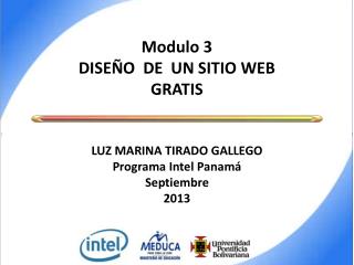 Modulo 3 DISEÑO DE UN SITIO WEB GRATIS