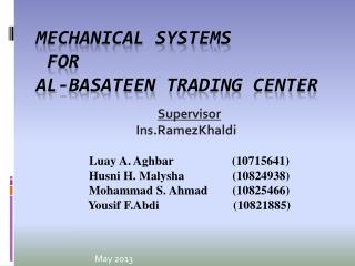 Mechanical Systems for Al- Basateen Trading Center