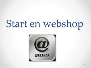 Start en webshop