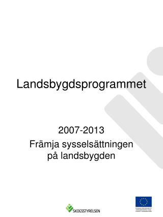 Landsbygdsprogrammet