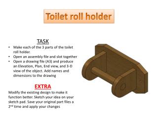 Toilet roll holder