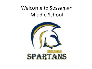 Welcome to Sossaman Middle School