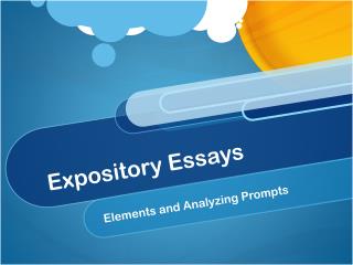 Expository Essays