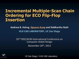 Incremental Multiple-Scan Chain Ordering for ECO Flip-Flop Insertion