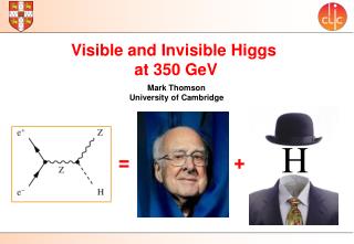 Visible and Invisible Higgs at 350 GeV