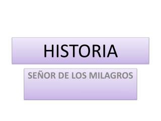 HISTORIA