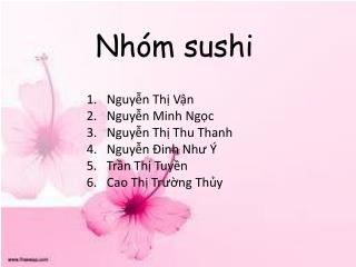 Nhóm sushi