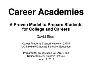 Career Academies