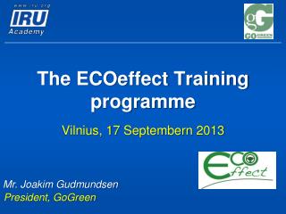 The ECOeffect Training programme