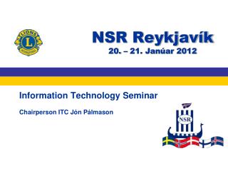 NSR Reykjavík 20. – 21. Janúar 2012