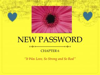 NEW PASSWORD