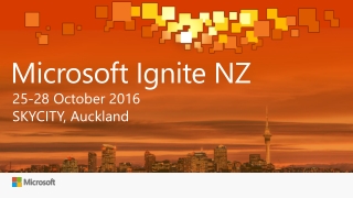 Microsoft Ignite NZ