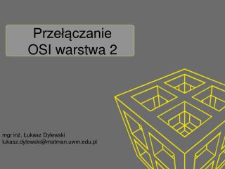 Przełączanie OSI warstwa 2