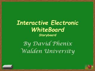 Interactive Electronic WhiteBoard Storyboard