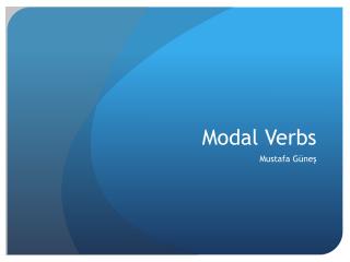 Modal Verbs