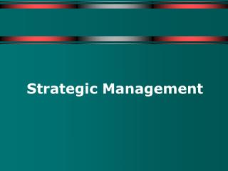 Strategic Management