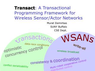 Murat Demirbas SUNY Buffalo CSE Dept.