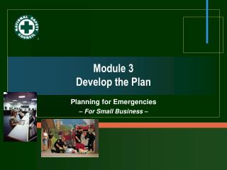 Module 3 Develop the Plan