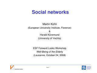 Social networks