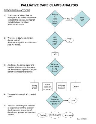 PALLIATIVE CARE CLAIMS ANALYSIS