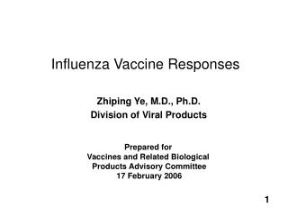 Influenza Vaccine Responses