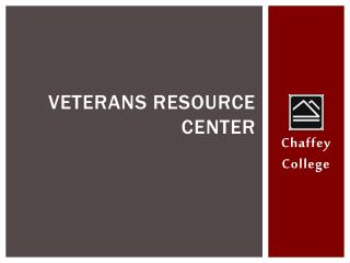 Veterans Resource Center