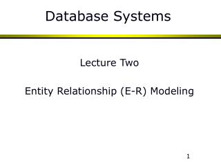 Database Systems