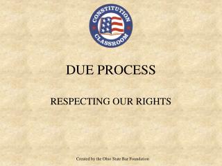 DUE PROCESS