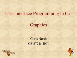 User Interface Programming in C#: Graphics