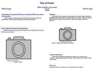 Title of Poster