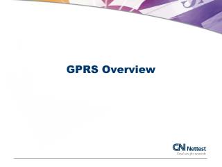GPRS Overview