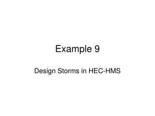 Example 9