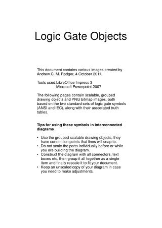 Logic Gate Objects