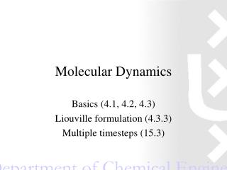 Molecular Dynamics