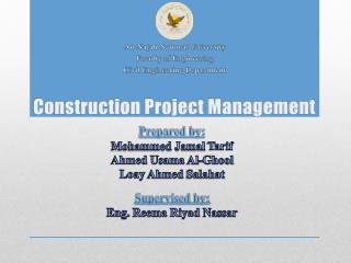 Construction Project Management