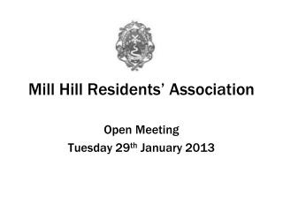 Mill Hill Residents’ Association
