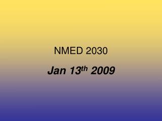 NMED 2030