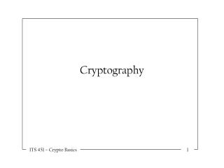 Cryptography