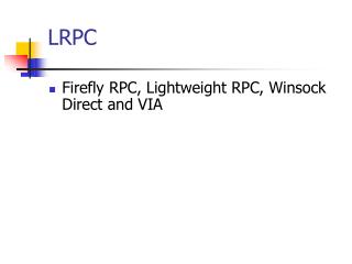 LRPC