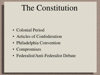 The Constitution