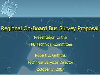 Regional On-Board Bus Survey Proposal